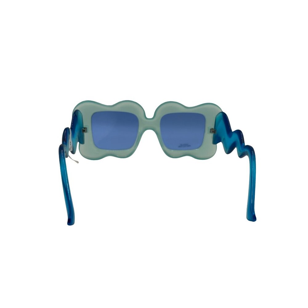 Urban Outfitters Blue Wavy Sunglasses - Picture 3 of 4